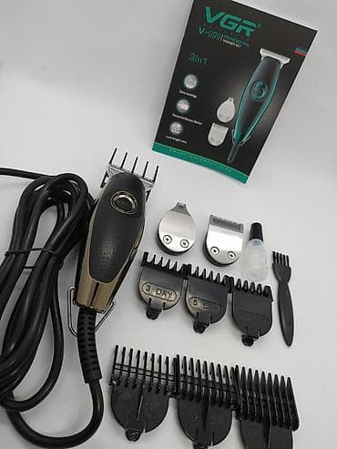 VGR 099" Təsviri: Birbaşa şəbəkə ilə kişilər üçün Trimmer dəsti 3in1 — 6
