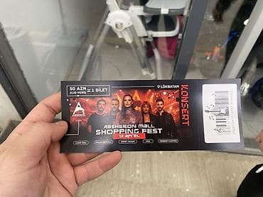 Paltar tikişi: Absheron Mall Shopping Fest konsert bileti 12 aprel - Məkan: Lökbatan — 1