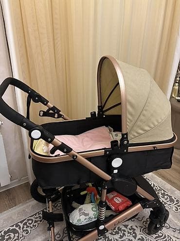 Игрушки: Коляска-люлька несъемная, Возраст: <1 месяца — 1