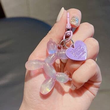 Audi: Şar balon it fiqurlu brelok - Dizayn: şar-balon it formasında asqı — 4