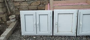 Plastik qapılar yaxşı vəziyyətdədir biri əli manata 4 - ədəddir cəm