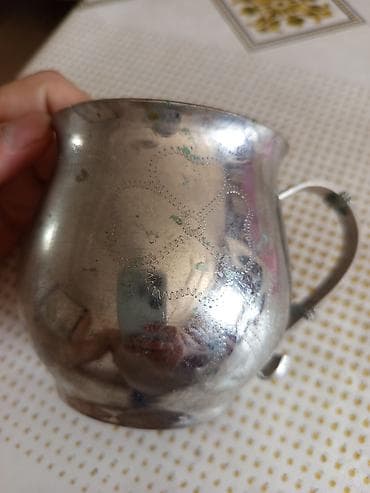 Ev və bağ: Fincanlar, rəng - Gümüşü, Metal, 1 əd — 5