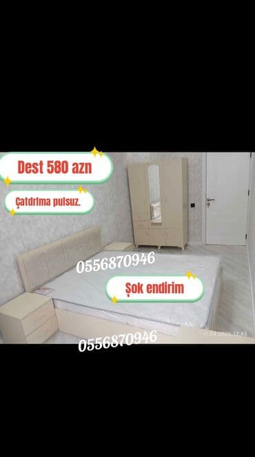 tuba: İkinəfərlik çarpayı, 2 tumba, Azərbaycan, Yeni — 10