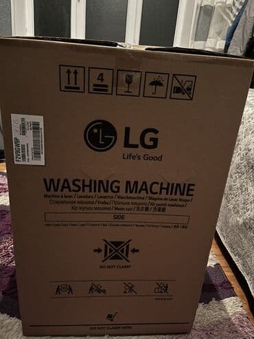 Mərmər effektli PVC panellər: Paltaryuyan maşın LG, 9 kq, Yeni, Avtomat, Qurutma var — 1