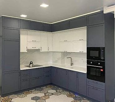 suni mermer: Sifarişlə mətbəx dəsti, Özü çəkən petlələr, Taxta, Kredit yoxdur, Pulsuz çatdırılma — 7