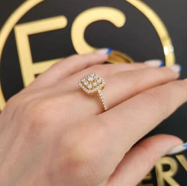 nişan donlari: Nişan, Üzük, Sarı qızıl, 585 Əyar — 2