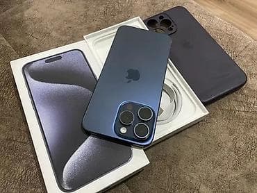 mini ipad 6: IPhone 15 Pro, 256 GB, Blue Titanium, Barmaq izi, Face ID, Sənədlərlə — 4