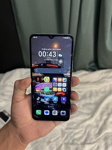 telefon kabloları: Honor X6a, 128 GB, Barmaq izi, Face ID — 8