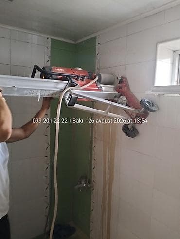 standart qapi olculeri: Xidmət: Beton və kafel səthlərində dəqiq deşmə və kəsim Təsvir: - — 4