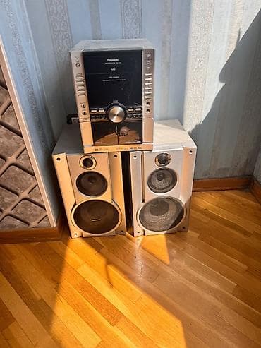 komputer ucun mikrofon: Panasonic ev audio sistemi – DVD mini Hi‑Fi set - Marka/model — 2