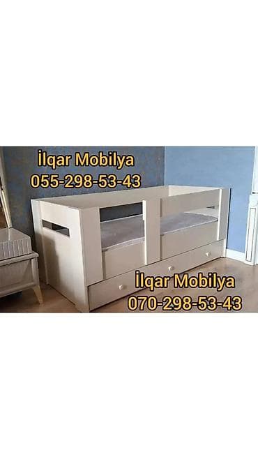 ucuz kravat: Oğlan və qız üçün, Yeni, Çarpayı, Bazasız, Matrassız, Siyirməsiz — 6