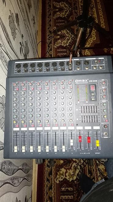 stels sport velosiped: Omax CW-500B Stereo Powered Mixer - 8 mono kanal: hər kanalda — 1