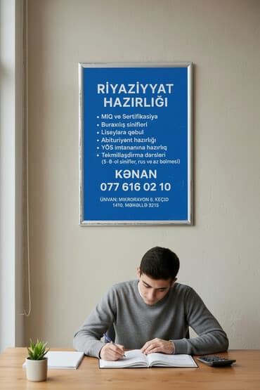 müəllimə: Repetitor, Riyaziyyat, Rus dili, İmtahanlara hazırlıq — 1