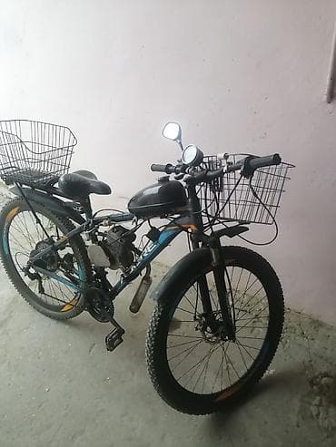 Benzin mühərrikli velosiped – gündəlik yolçuluq və yük daşıma üçün