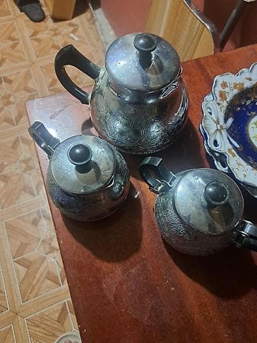 boş kisə: Boşqablar, 1 əd, rəng - Göy, Farfor — 5