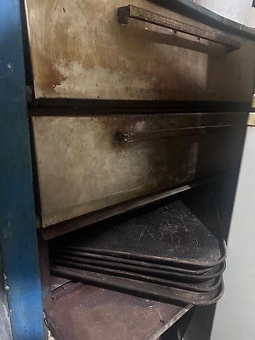 peçka soba: Elektrik soba, Çörək, Şirniyyat üçün, Pizza, 3 mərtəbəli, İşlənmiş — 5