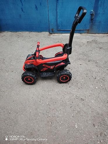elekt: Uşaq üçün 4 təkərli idarəetmə qulplu skuter/kvadrokikl tipli ayaqla — 2