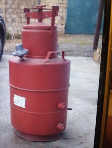 Самовары: Qaz balonu – sənaye tipli, metal korpusa malik şaquli model — 1