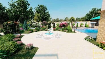 plastik qapi pencere qiymeti: Landşaft dizaynı *Villaların, Bağ evlərinin, Park, Xiyaban və.s — 12