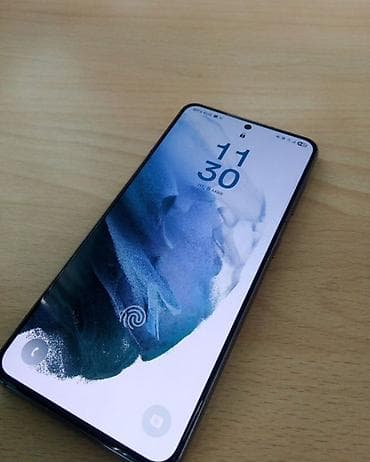 2 el telfonlar: Samsung Galaxy S21, 128 GB, rəng - Boz, Face ID — 2