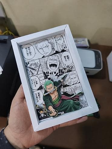 3d defter: SİFARİŞLƏ HAZIRLANIR Manga 3D Shadow Box dekoru - Mövzu: Populyar — 1