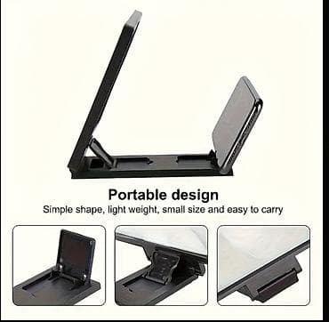 14 sade: Məhsul: Telefon ekranı üçün böyüdücü və stend (1 ədəd) - Portativ — 2