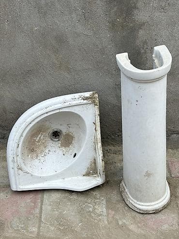 borular: Künc tipli ayaqlı çanaq (pedestal lavabosu) - Material — 1