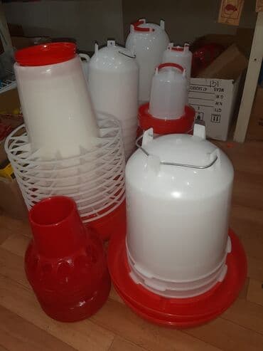 cucə yem qabı: Toyuqlar üçün yem qabi və su qabi TOYUQ YEM QABLARI (qapaqlı ve — 1