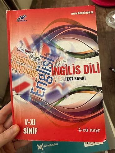 2 manata vererem.Məhsul: “İngilis Dili – Test Bankı” (V–XI sinif)
