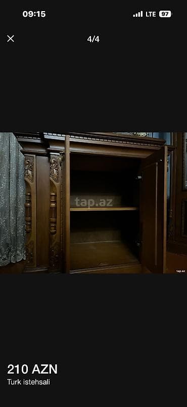 qab rəfi: Düz TV altlığı, Polkalı, Taxtalı, Türkiyə — 4