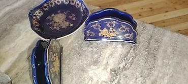 Süfrə qab-qacaqı: Boşqablar, 12 ədədli dəst, Şüşə — 1