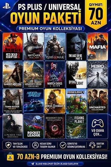 playstat: PS4/PS5 üçün Premium Oyun Paketləri Məhsul: Rəsmi hesab üzərindən — 1