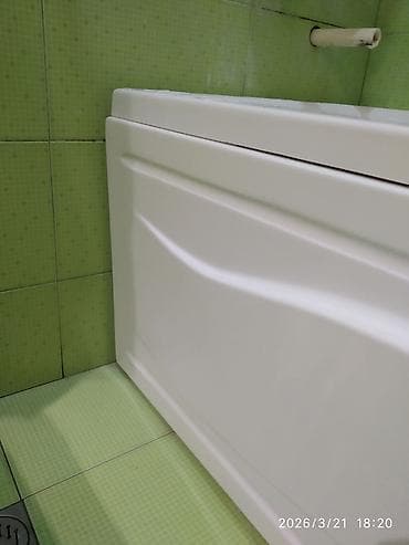 hamam vanası: SONA QƏDƏR OXU. Akril vanna – ön paneli ilə birlikdə - Material — 2