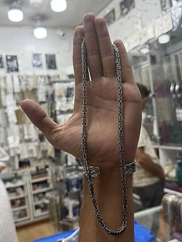boyunbag: Boyunbağı, Gümüş, 59 g, Ünvandan götürmə — 1