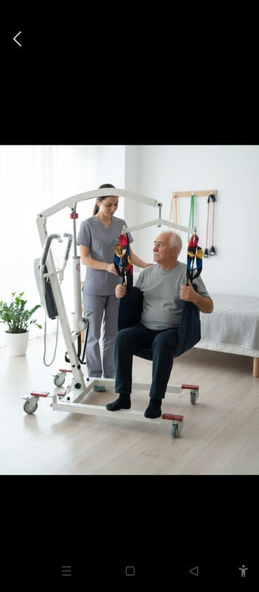 çəlik nədir: Ağır xəstələr üçün istifadə olunan Qaldırıcı kran təzədir,karopkada — 1