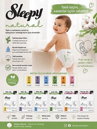corablar: “‼️‼️Qiymətlər ölçüyə görə dəyişir.” ‼️‼️ Sleepy Natural uşaq bezləri — 2