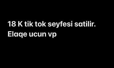 smm vakansiyalar: 18K izləyicili TikTok səhifəsi — 1