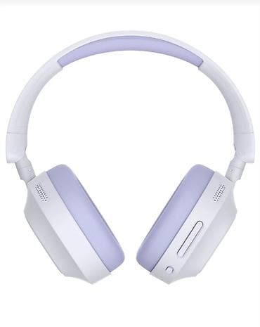 Havit over-ear simsiz qulaqlıq - Dizayn: Ağ-bənövşəyi rəng palitrası — 5