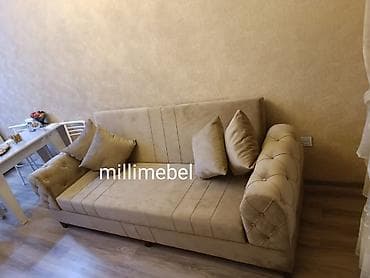 Sifarişlə ev mebeli: Künc divan, Qonaq otağı üçün, Parça, Bazalı, Açılan, Kitab — 2