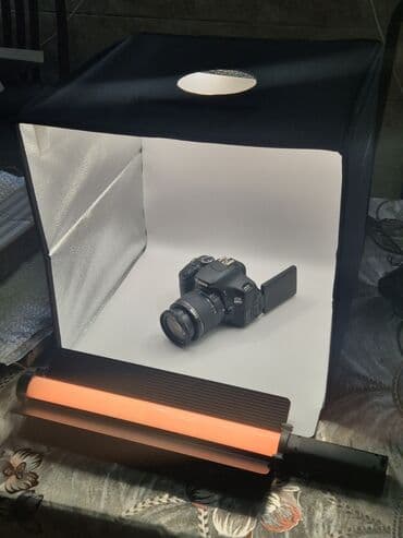 ayfon yeni: Mini Studia Dəsti 3 ədəd məhsuldan ibarətdir Canon 600D kamera — 1