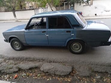 maşın al: Model: Lada 2107 (VAZ 2107) sedan Kuzov: 4 qapılı, mavi rəng, qara — 3