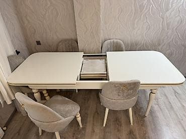 stul 30 azn: Qonaq otağı üçün, İşlənmiş, Açılan, 6 stul — 5