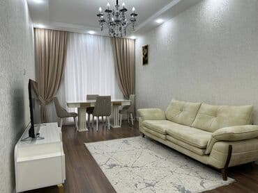 1 комнатная квартира снять: 2 комнаты, Новостройка, м. Гянджлик, 60 м² — 1