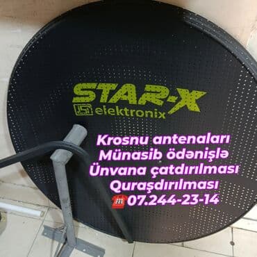 антенна маткасымова: ❗Salam hörmətli müştərilər❗ ✔️ Krosnu Antenaları satışı ünvana — 4