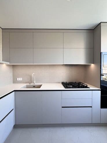 qaz pecu: Sifarişlə mətbəx dəsti, Özü çəkən petlələr, MDF, Kredit yoxdur, Pulsuz çatdırılma — 2