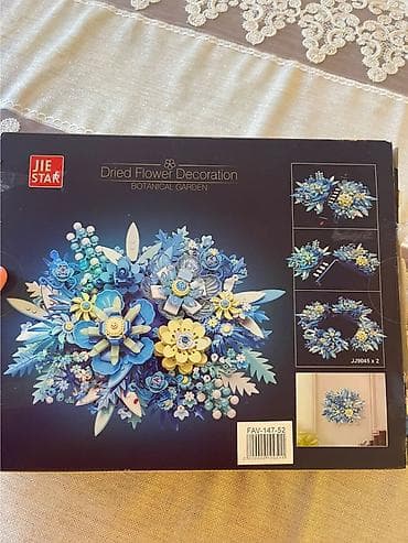 Digər ev dekoru: LEGO JIESTAR “Dried Flower Decoration – Botanical Garden” konstruksiya — 2