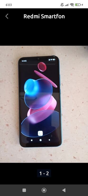 телефон fly evo tech 4: Redmi 9A, 32 ГБ, цвет - Голубой, Сенсорный — 2