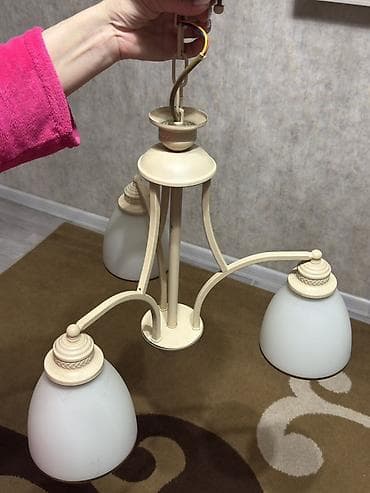 Çılçıraq, 3 lampa, Metal