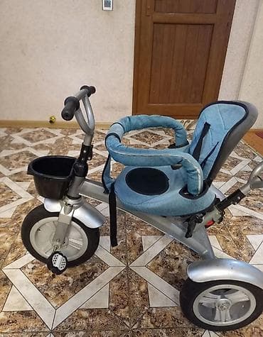 Elektrik velosipedlər: Uşaq üçtəkərli velosipedi – valideyn idarəetmə tutacağı ilə 250 azn — 4