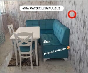2ci əl divan kreslo: *Sifarişlə hazırlanır* ✔️Kuxna üçün stol stul dəsti✨✨. 2 stul 1 — 1